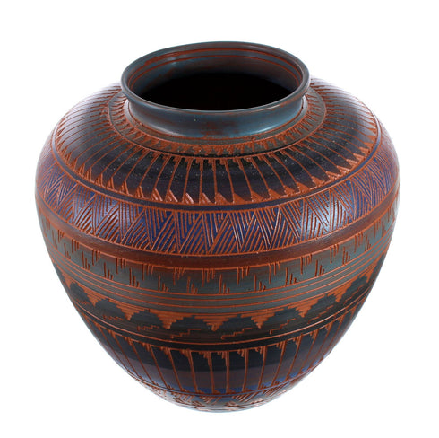 Native American Navajo Hand Crafted Pottery JX130440